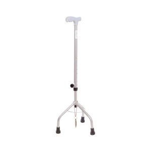 Bastón Trípode regulable de hierro- Gris / Negro